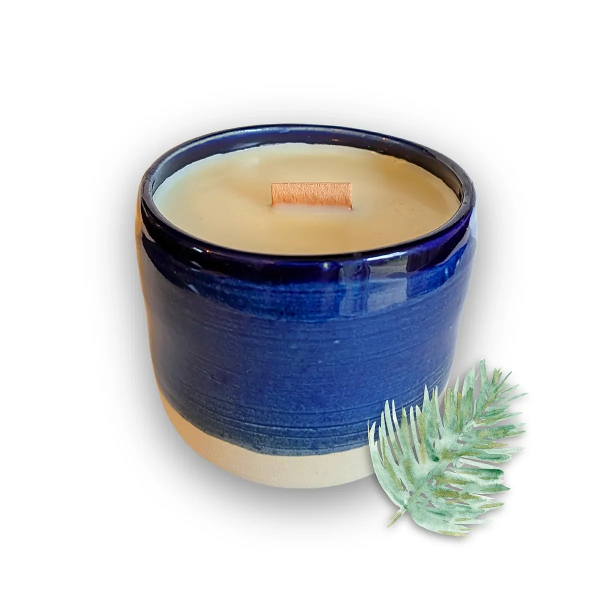 Tribu Indigo Cèdre d'Atlas 40h bougie parfumée bois