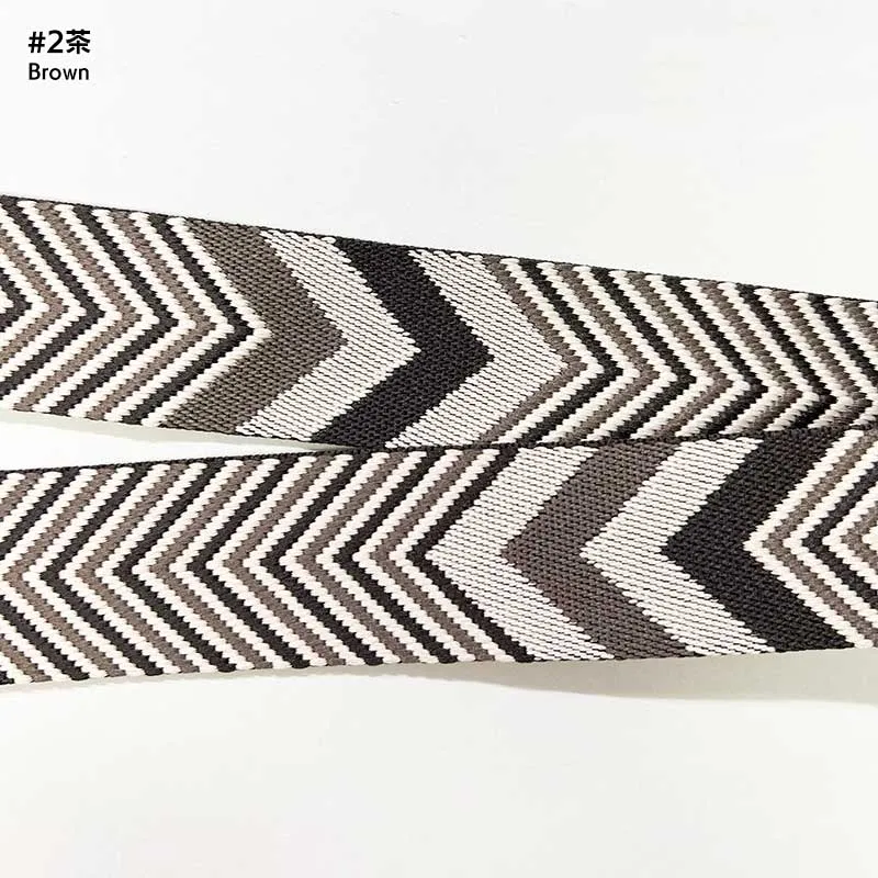 Yoko Saito JTT-P3836 ruban chevrons 38 mm au mètre