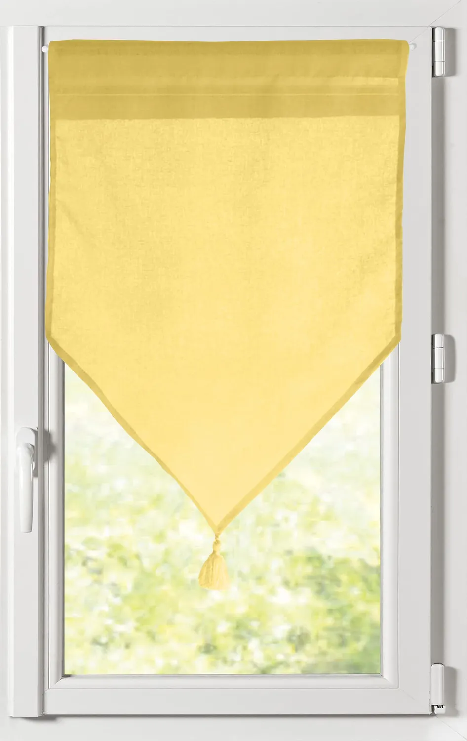 STOF Lovely Casa Monna brise-bise jaune 60x90 cm voilage