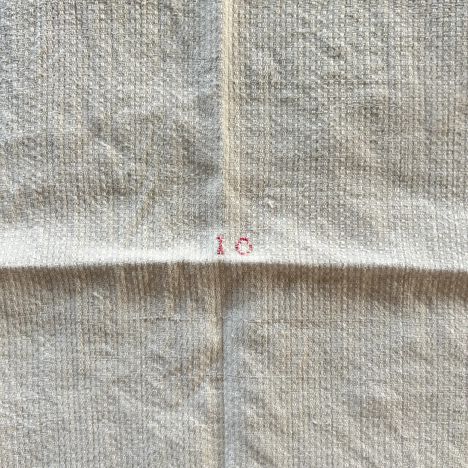 French General toile de ménage ancienne torchon lin chanvre