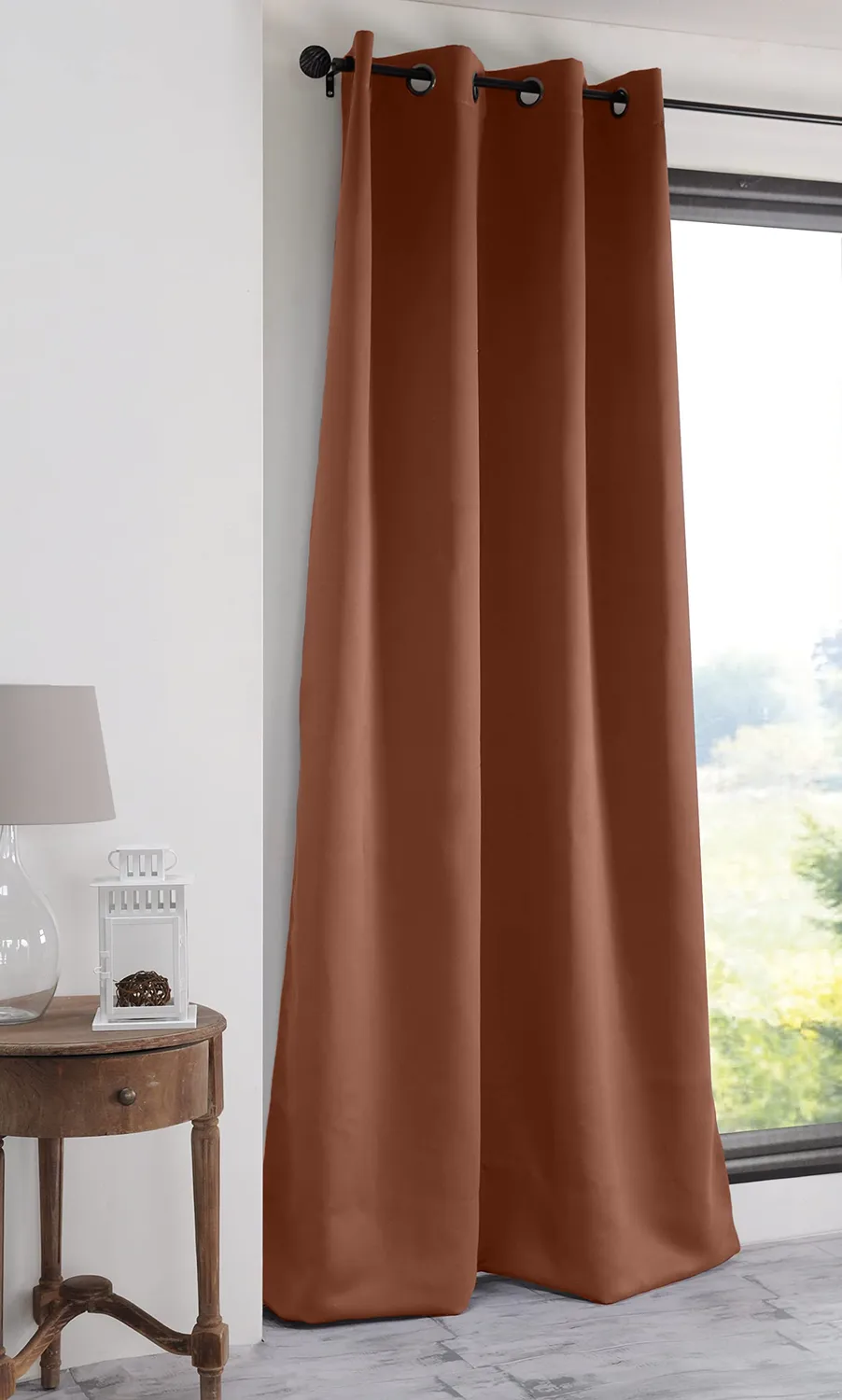 Stof Notte rideau cognac 140x280 cm occultant