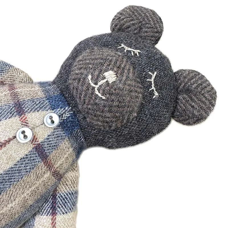 Sleepy Bear vol.2 kit ours peluche tissu blanc 27 cm Yoko Saito
