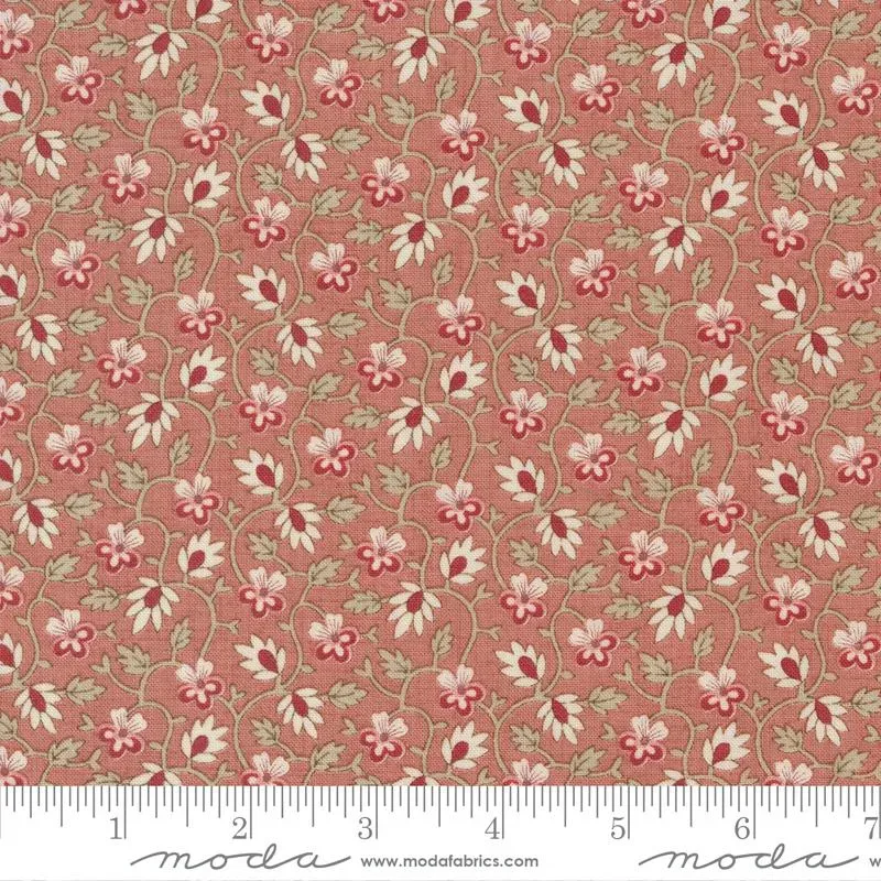 French General Chateau de Chantilly 13945 15 tissu coton clay au mètre