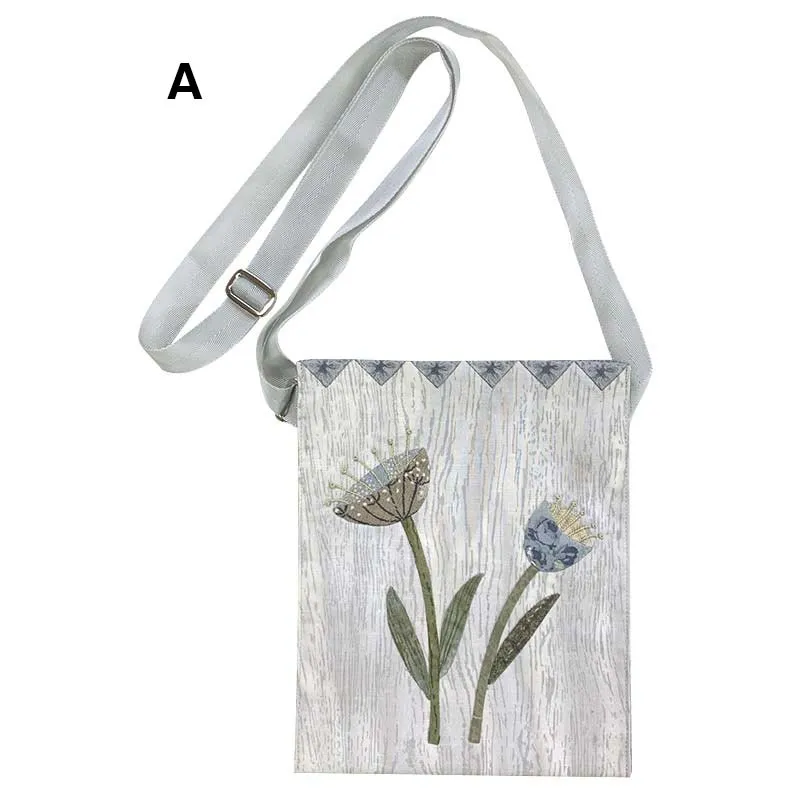 Yoko Saito sacoche applique fleurs kit A 18 cm coton