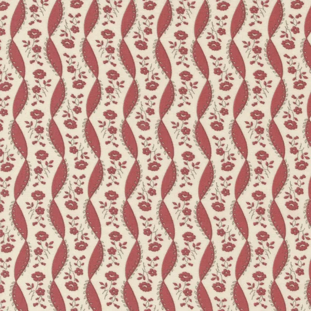 French General La Grande Soirée 13926 20 tissu coton rouge