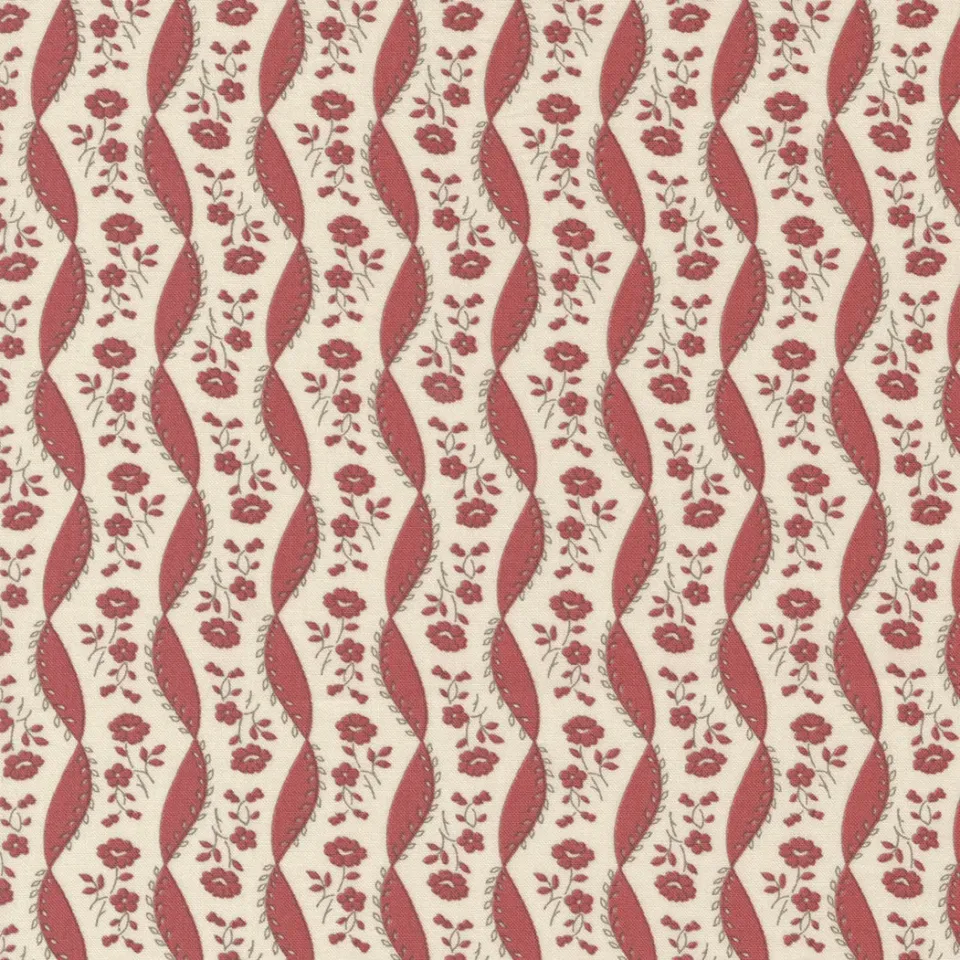 French General La Grande Soirée 13926 20 tissu coton rouge