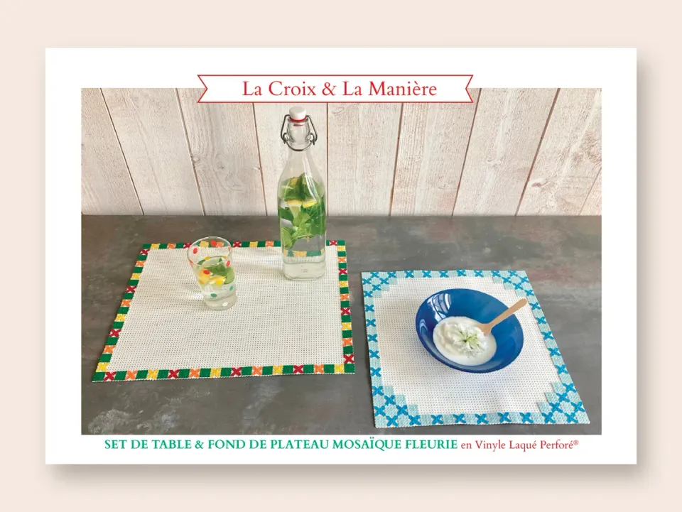 La Croix et La Manière Mosaïque fleurie livret 8 pages