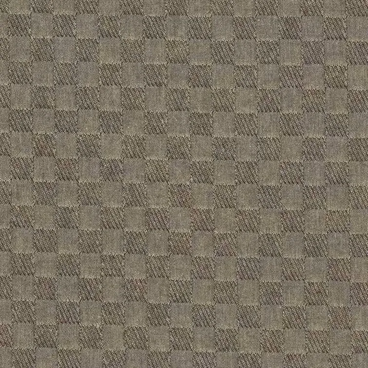 Yoko Saito 2025-04-A16 tissu coton gris carreaux au mètre