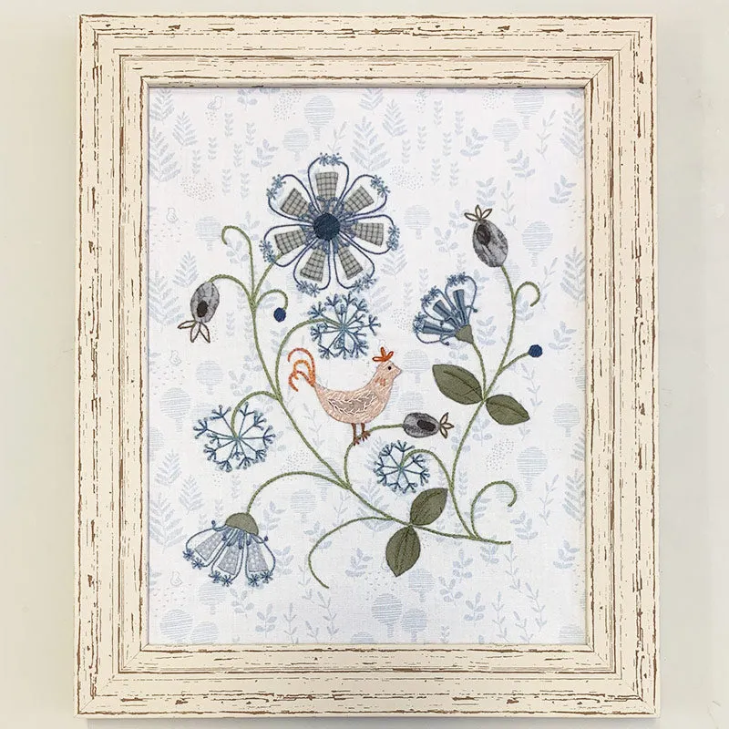 Yoko Saito kit broderie fleurs scandinaves 21x27 cm