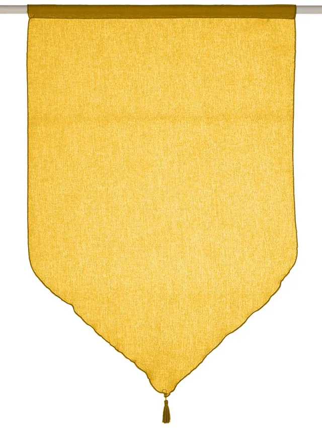 STOF Lovely Casa Monna brise-bise jaune 60x90 cm voilage