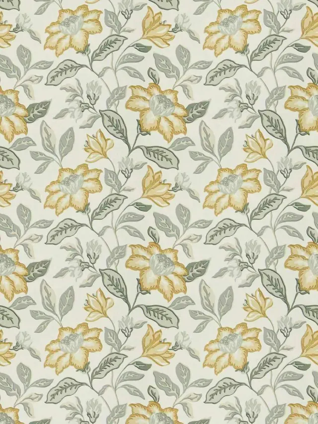 French General Jardin Delphine Harvest tissu ameublement