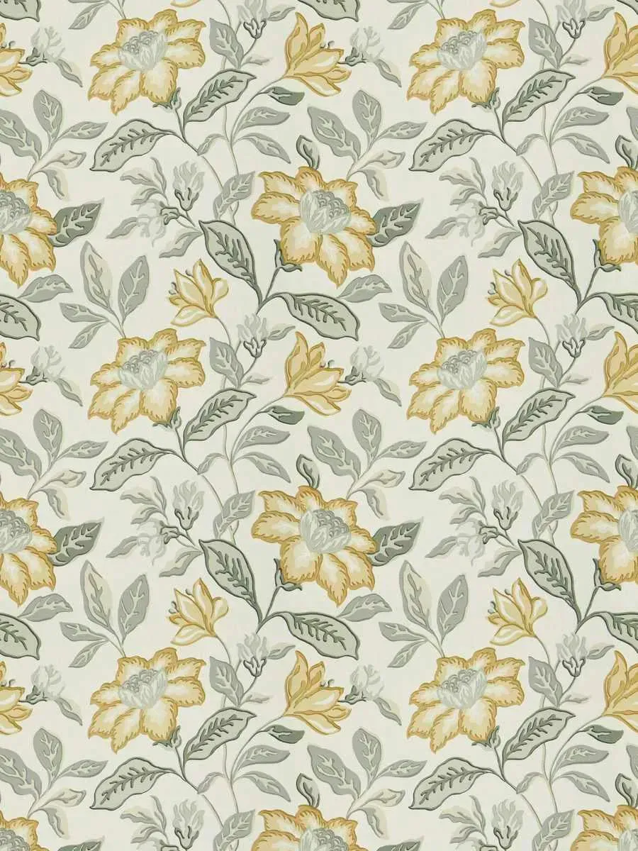 French General Jardin Delphine Harvest tissu ameublement