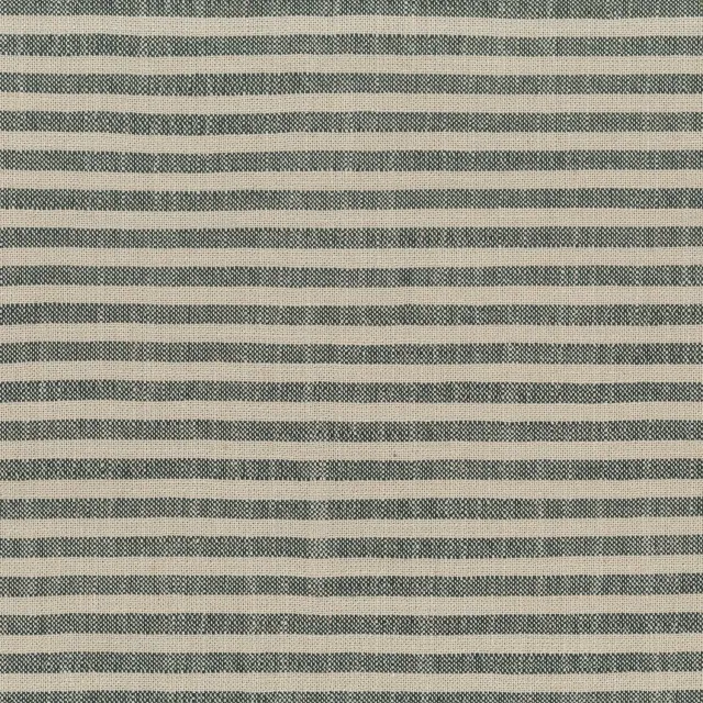 Elastron Jones Stripes tissu lin charcoal à rayures