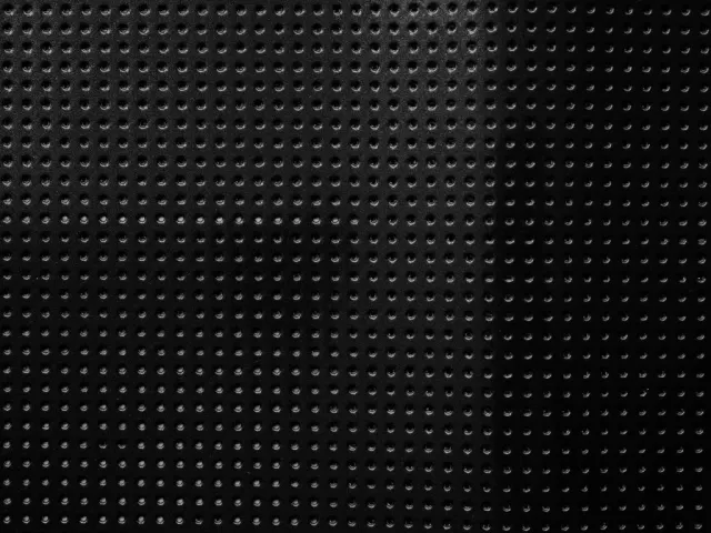 La Croix et La Manière Vinyle Laqué Perforé Noir vinyle coupon 25x45 cm