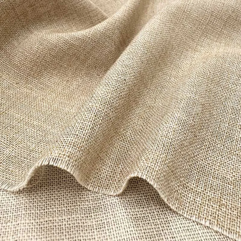 Yoko Saito 2026-05-A19 tissu coton beige au mètre