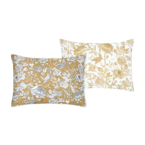 STOF Jacinthe taie 50x70 cm dorée percale de coton