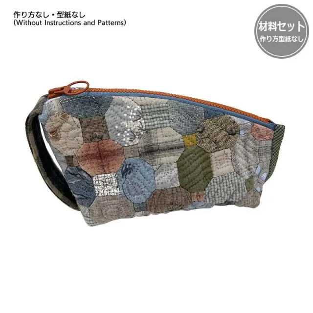 Yoko Saito Long Octagon Pouch kit trousse 20 cm sans patron