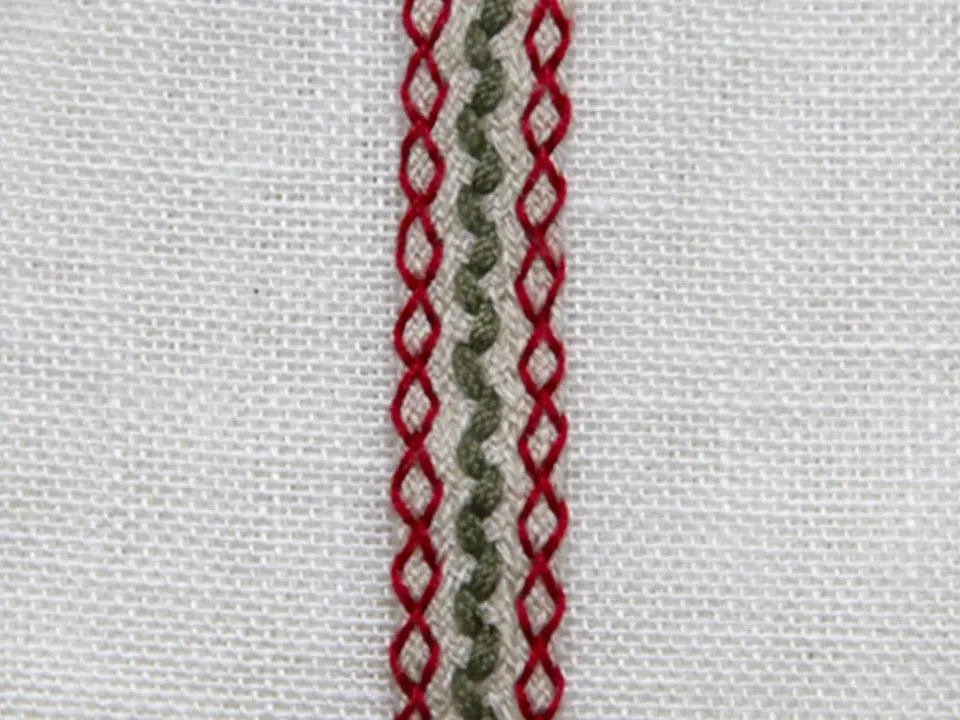 La Croix et La Manière Galon Basque galon lin 0,8 cm