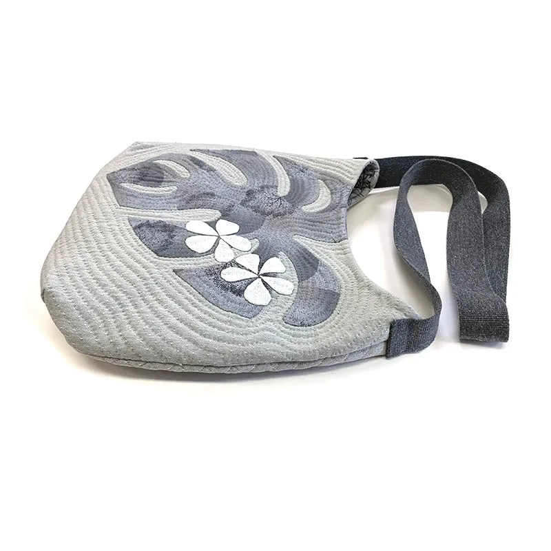 Yoko Saito Plumeria Shoulder Bag kit sac appliqué tropical