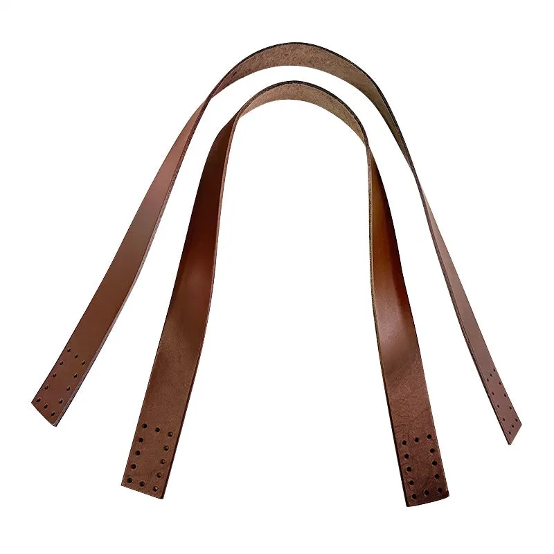 Yoko Saito poignées sac cuir véritable 40 cm bouts carrés