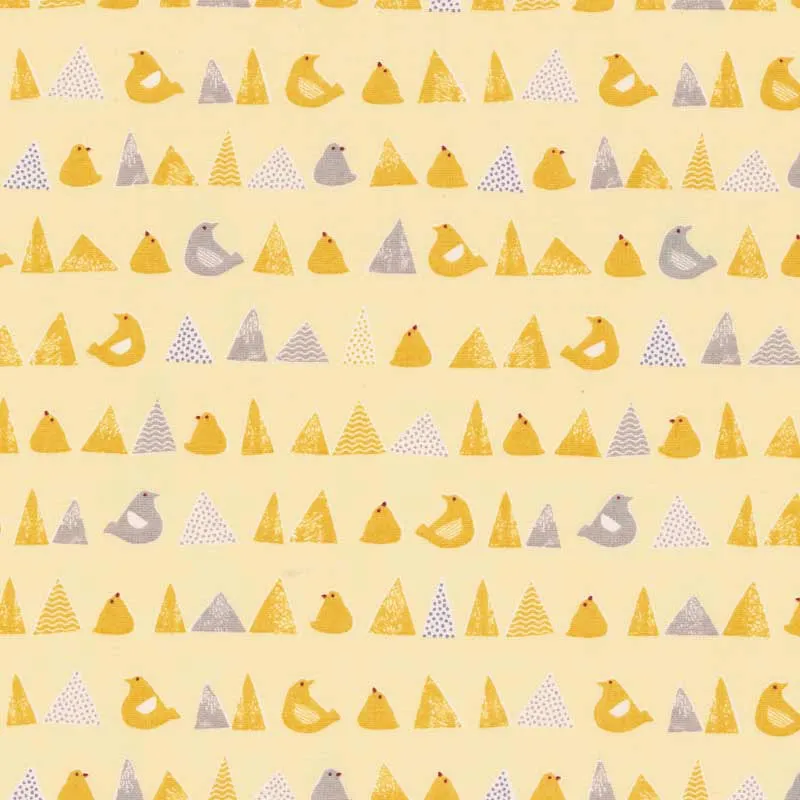 Yoko Saito web2603-A04 tissu coton poussin au mètre
