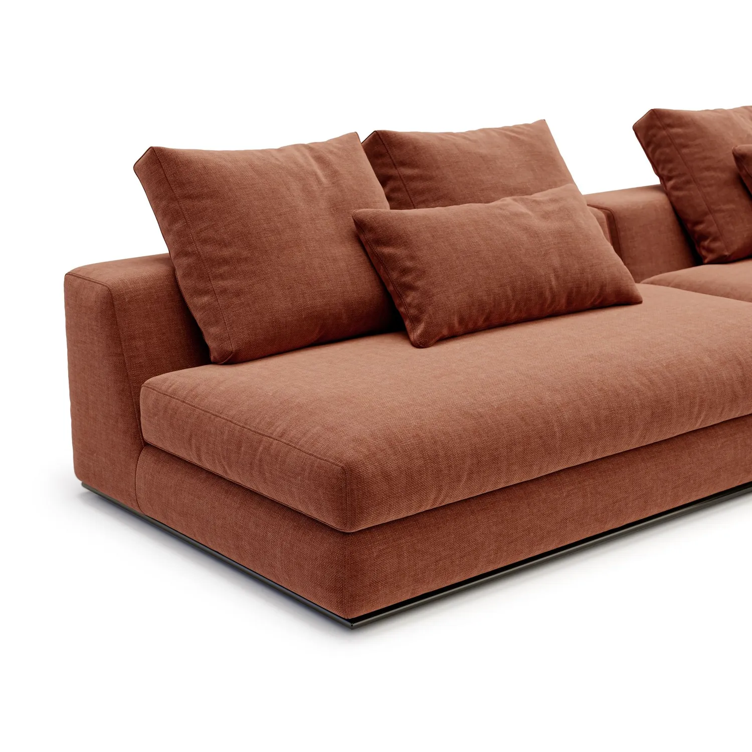 Elastron Scarlett tissu velours aspect lin au mètre