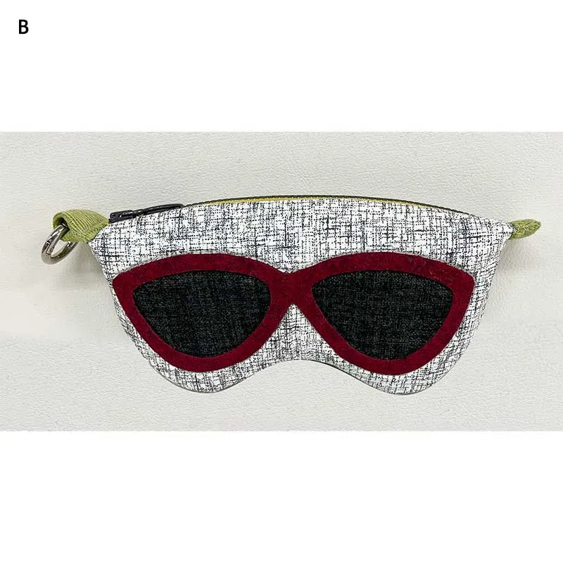 Yoko Saito lunettes kit étui lunettes appliqué 17 cm