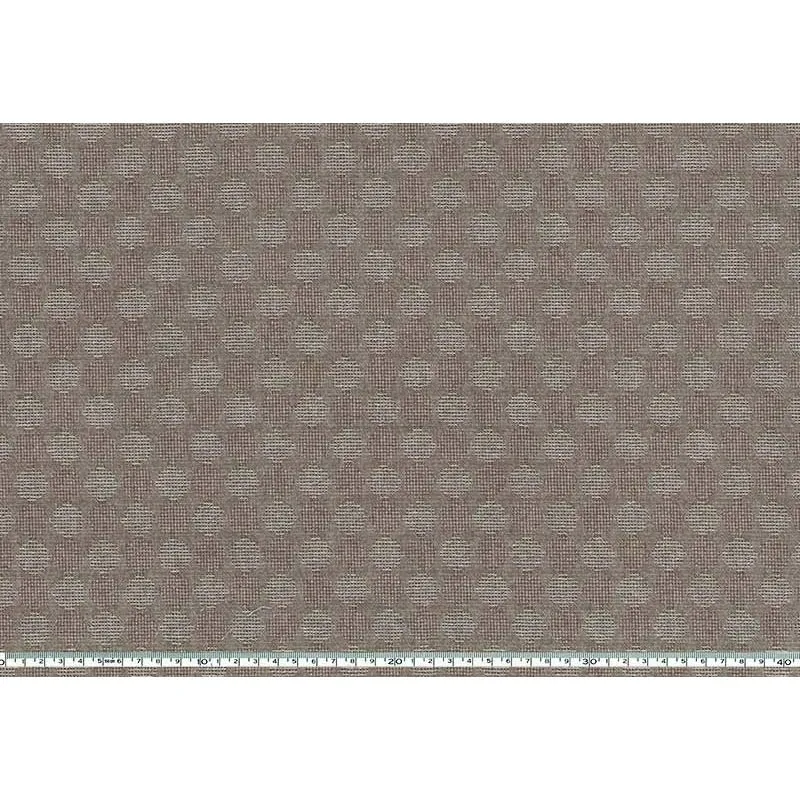 Yoko Saito 2026-04-A12 tissu coton marron pois au mètre