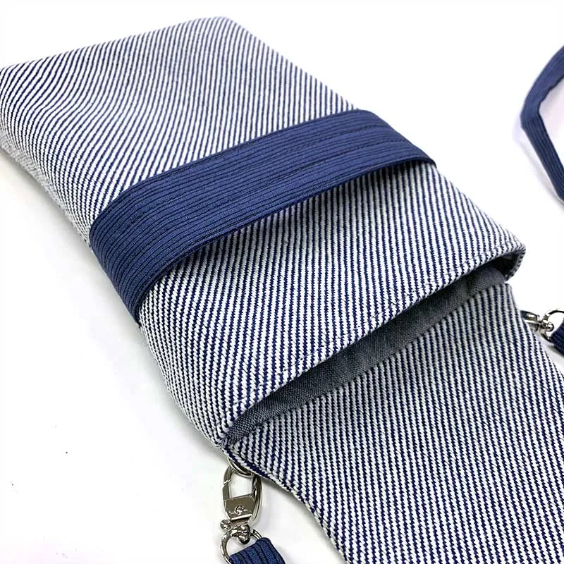 Yoko Saito My Precious Bag Sacoche kit couture bleu marine