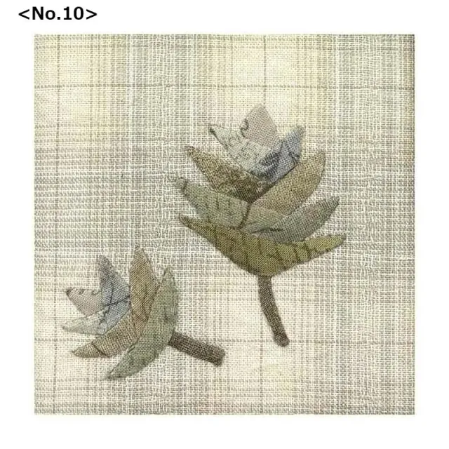Yoko Saito scandinave kit appliqué fleur No.10 9x9cm