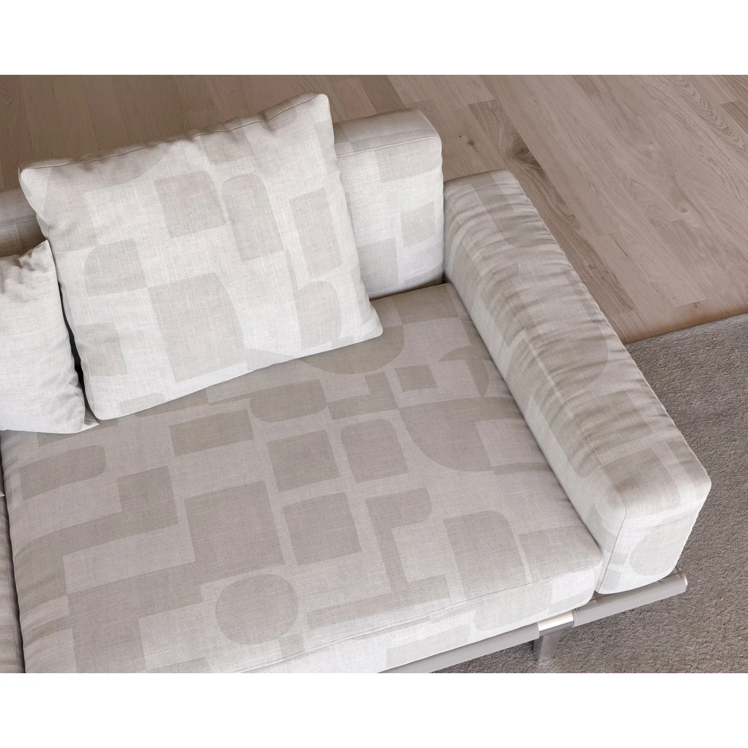 Elastron Dune tissu ameublement sable au mètre uni