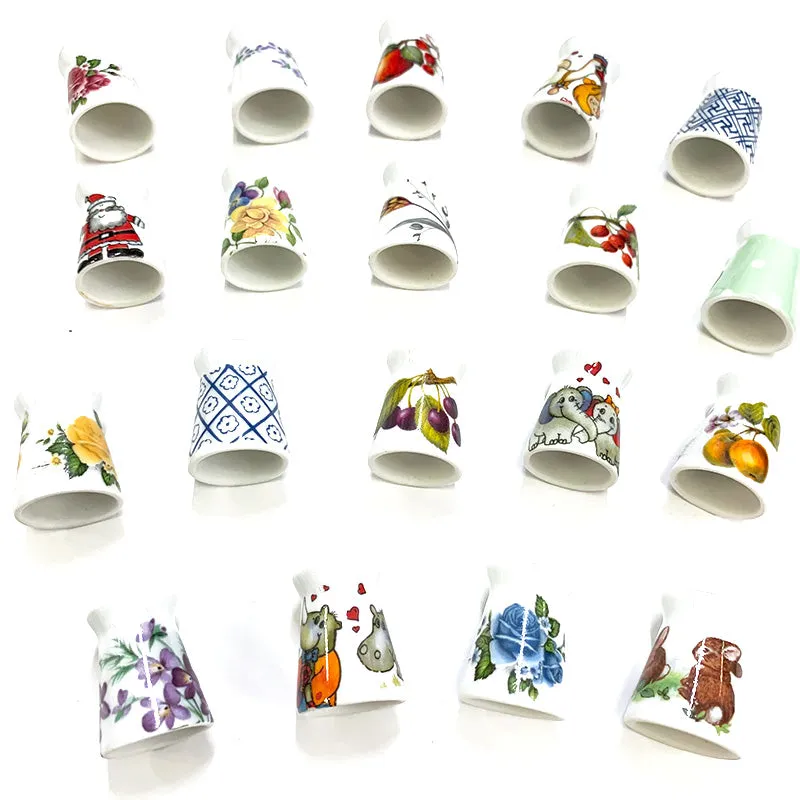Yoko Saito dé porcelaine Arita quilting motif aléatoire