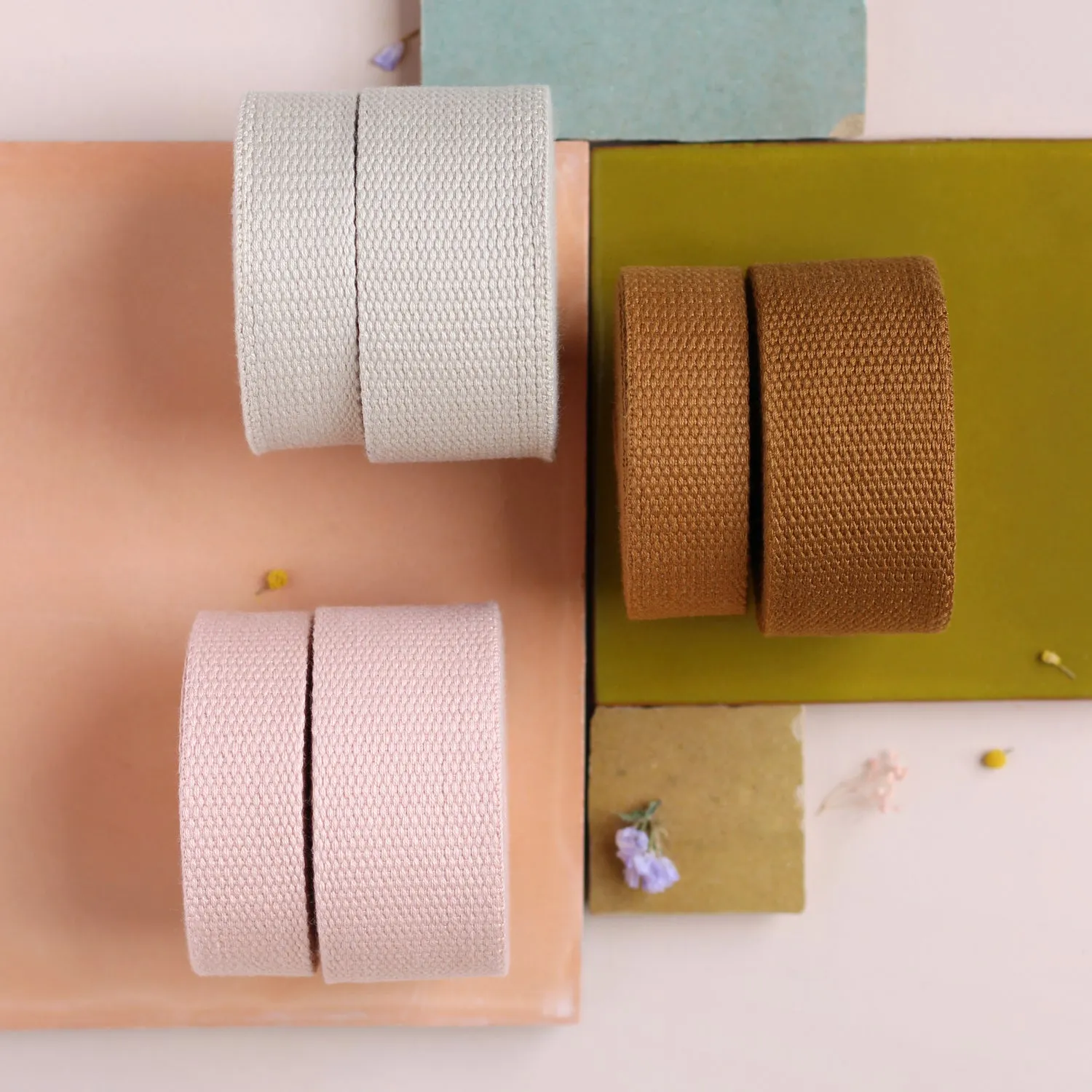 La Maison Naïve sangle naturel 25 mm coton au mètre