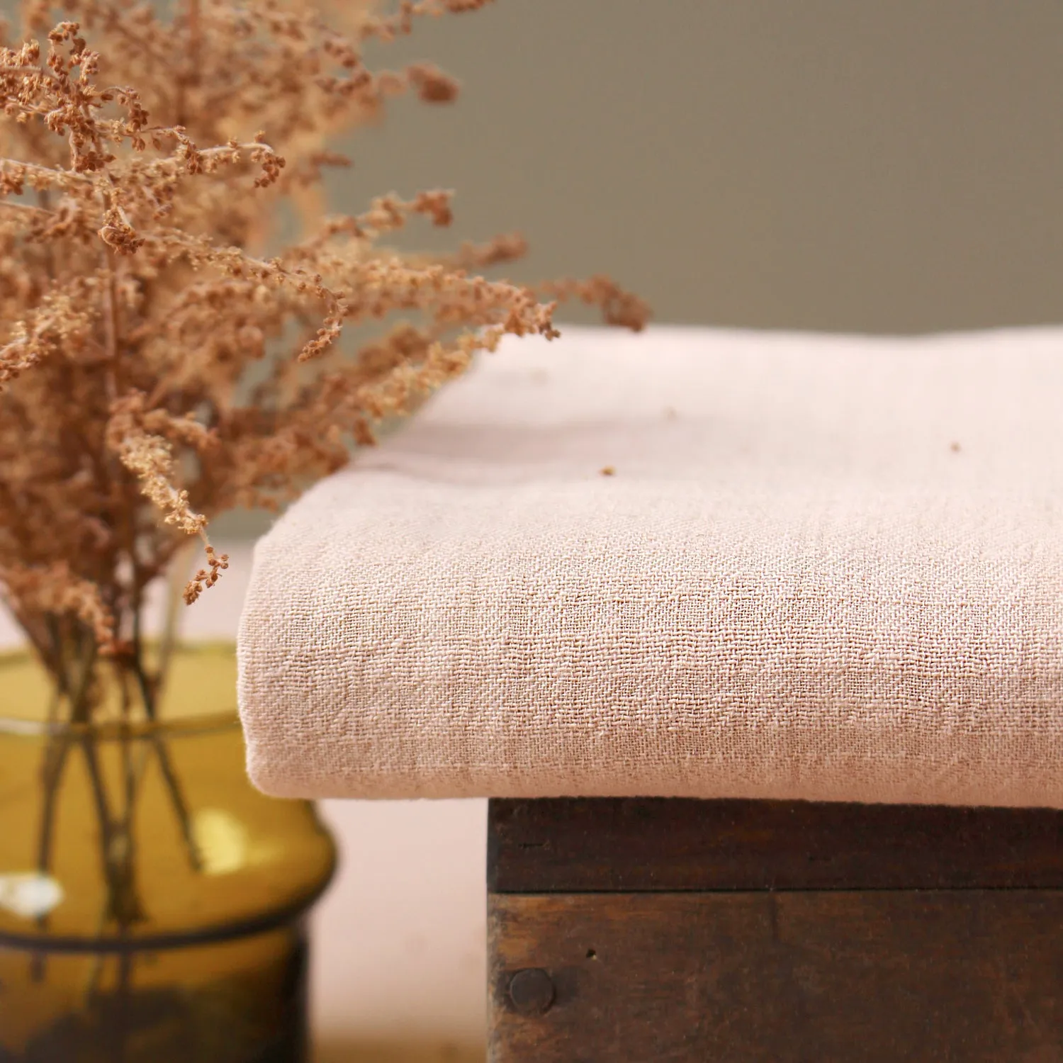 La Maison Naïve Petits Carreaux Pétale tissu coton au mètre