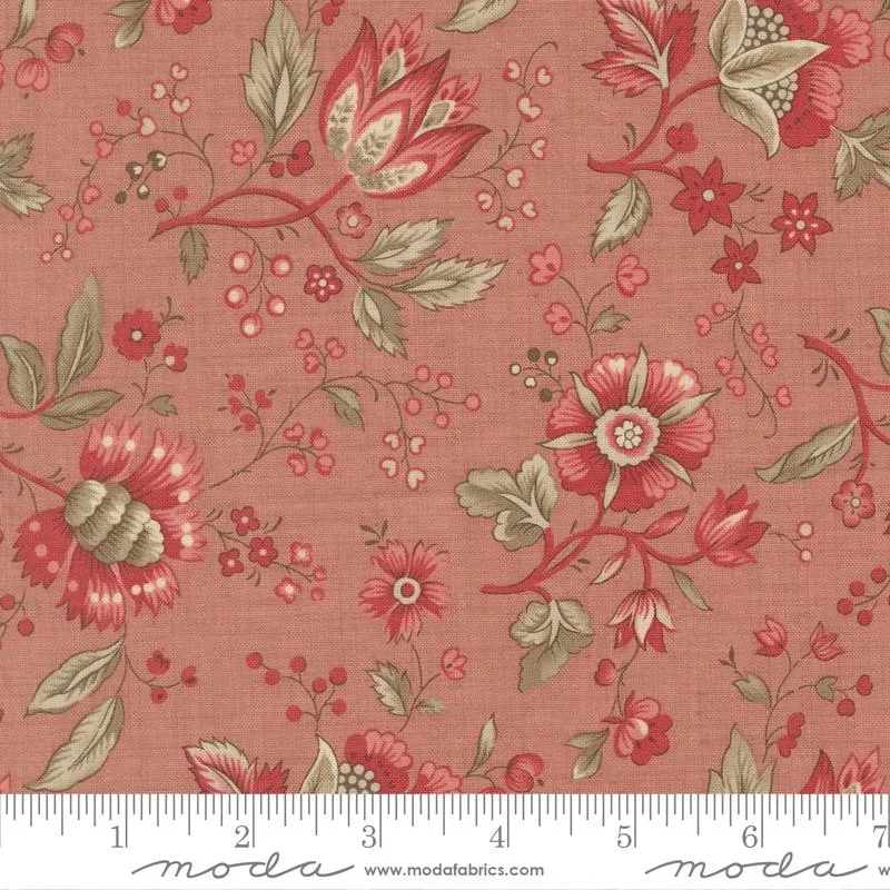 French General Joie de Vivre tissu coton clay 13982-16 au mètre