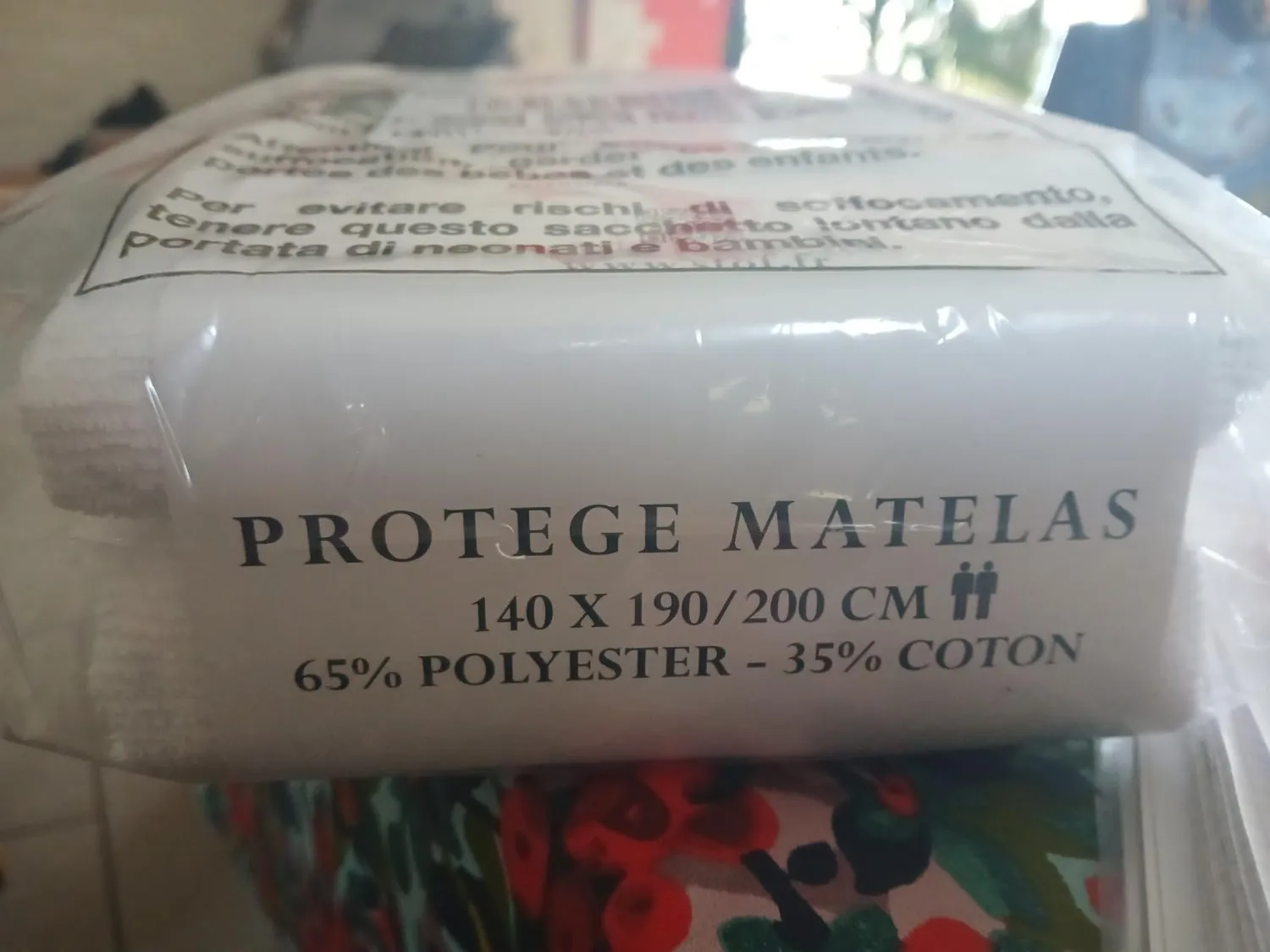 Stof Hypoallergénique Protège-Matelas Blanc 90x190 cm
