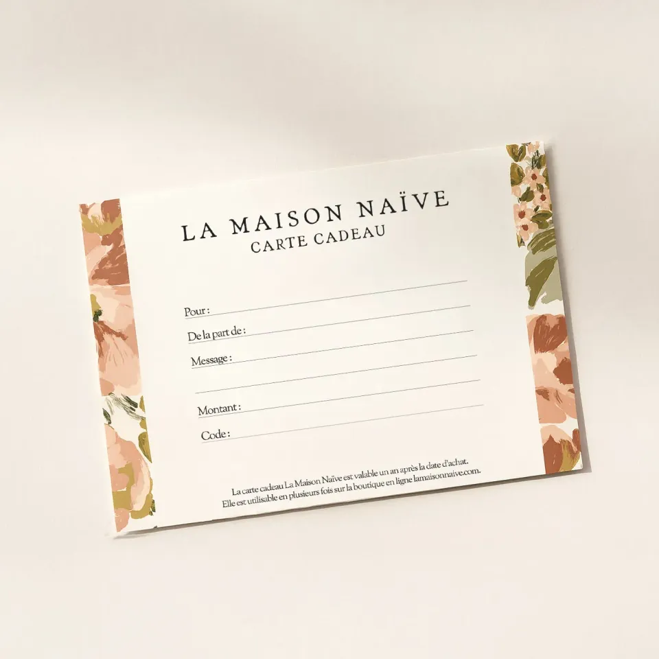 La Maison Naïve carte cadeau 10 € digitale à offrir