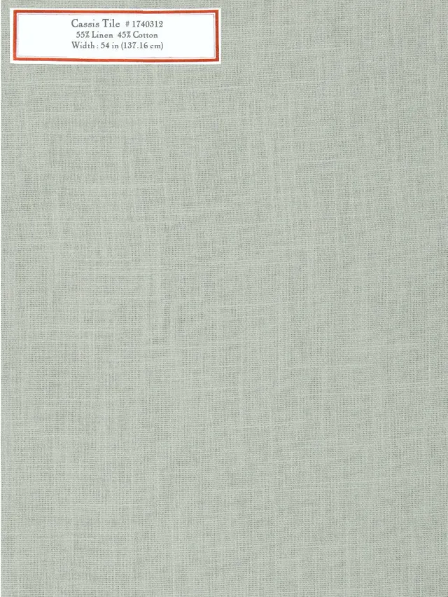 French General Cassis Tile tissu ameublement au mètre