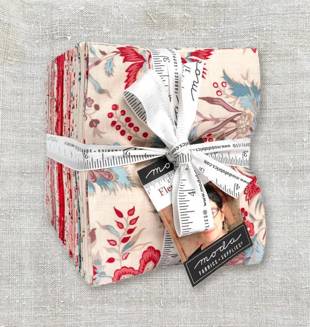 French General Fleur de Paris fat quarter coton x38 floral