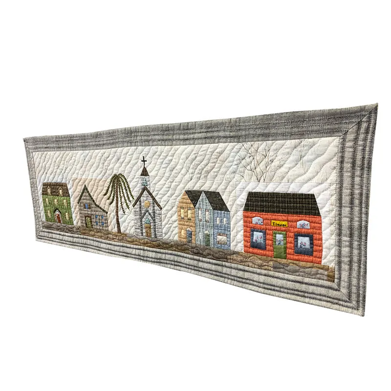Yoko Saito Quilt Top A B kit ville maisons