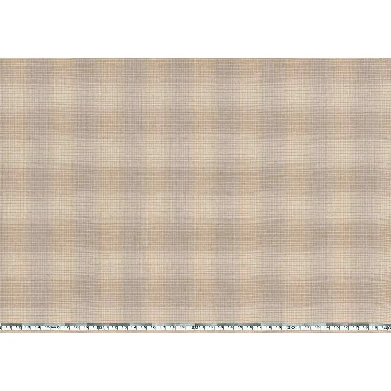Yoko Saito 2026-04-A03 tissu patchwork beige bleu au mètre