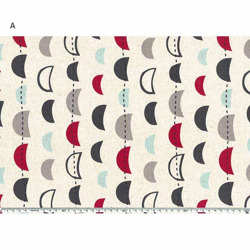 Yoko Saito 10728 tissu coton lin lune au mètre