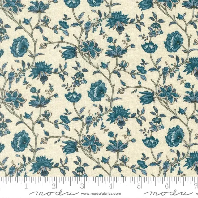French General La Maison Bleu 36164 11 tissu coton bleu