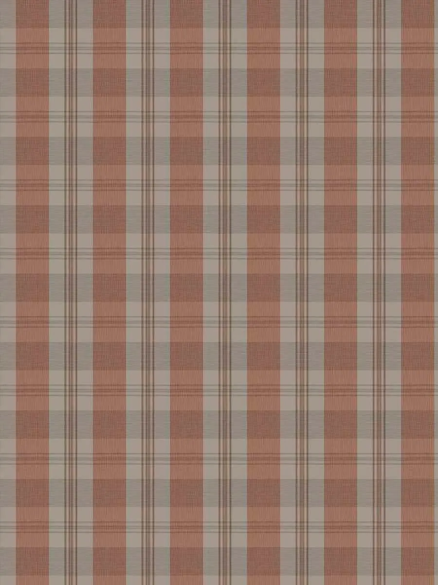 French General Jardin tissu ameublement Apolline Rouge coton