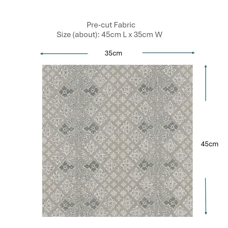 Yoko Saito 2026-05-A02 coupon coton 45x35 cm gris