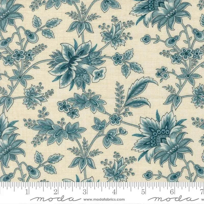 French General La Maison Bleu 36162 11 tissu coton floral au mètre