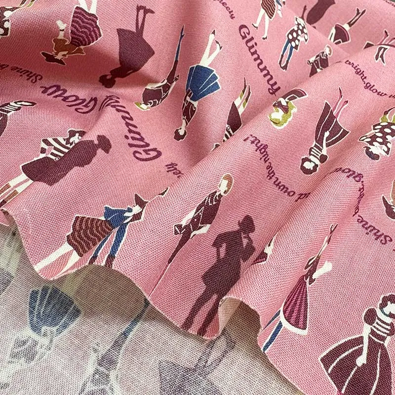 Yoko Saito un/no Retro Fashion tissu coton au mètre
