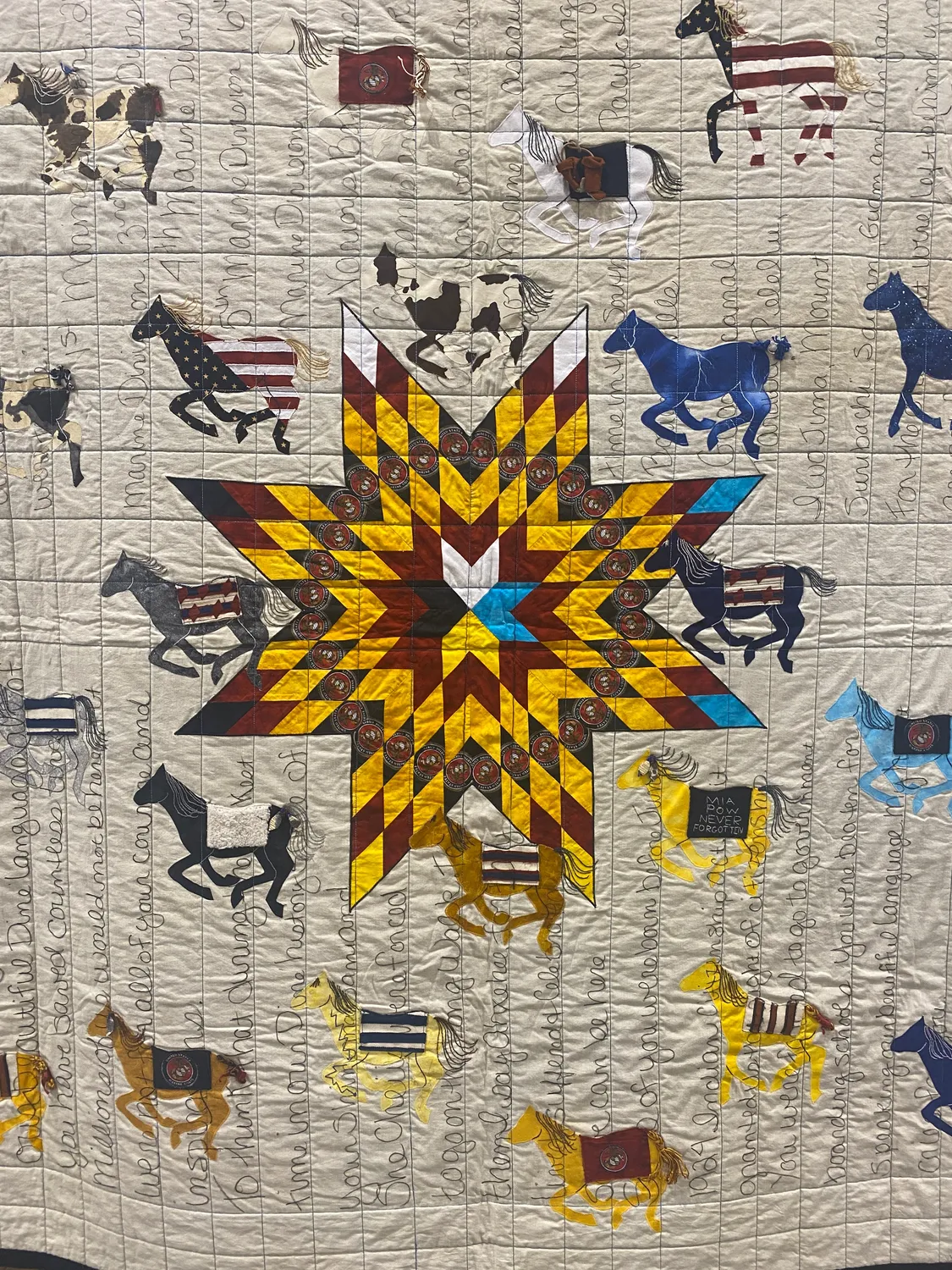 French General Navajo Quilt don projet couture