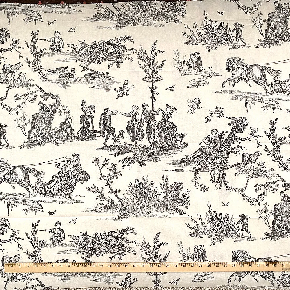 French General Toile Vichy Bundle tissu coton lot 6 yards