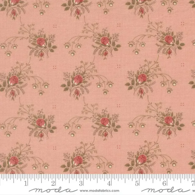 French General Fleur de Paris 13994 17 tissu coton rose pâle